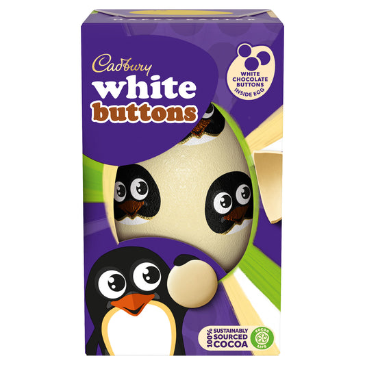 CADBURY EGG WHITE BUTTONS 31/07/25