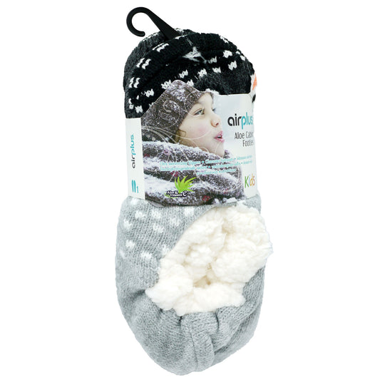 AIRPLUS SLIPPERS GREY/BLACK ONE SIZE (C)