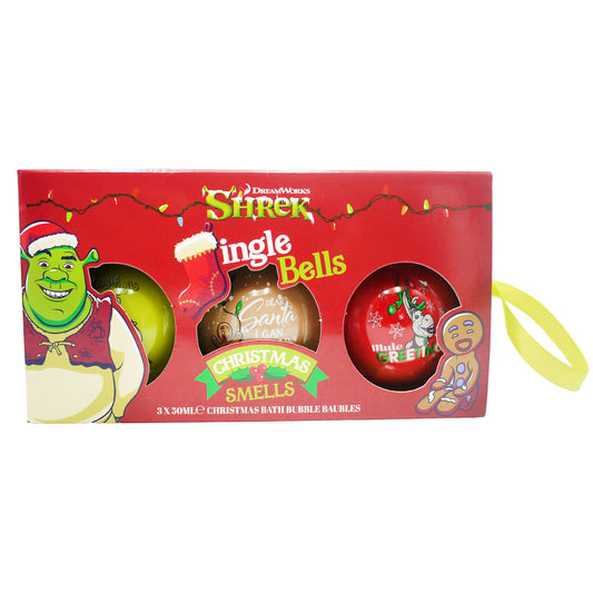 SHREKMASS BUBBLE BATH BAUBLES XMAS SET (C)