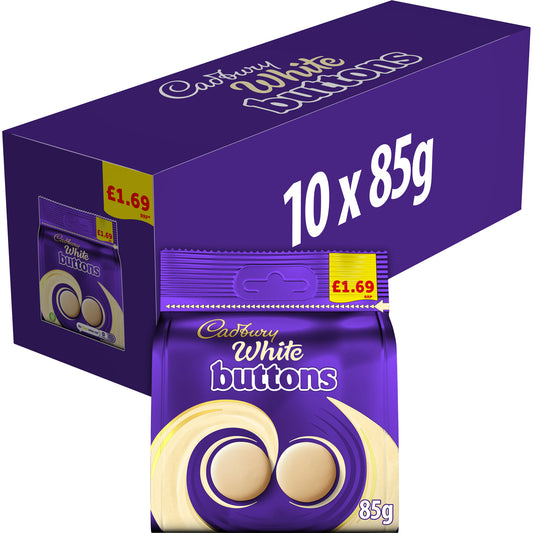 CADBURY WHITE GIANT BUTTONS BAG PM £1.69 17/10/25