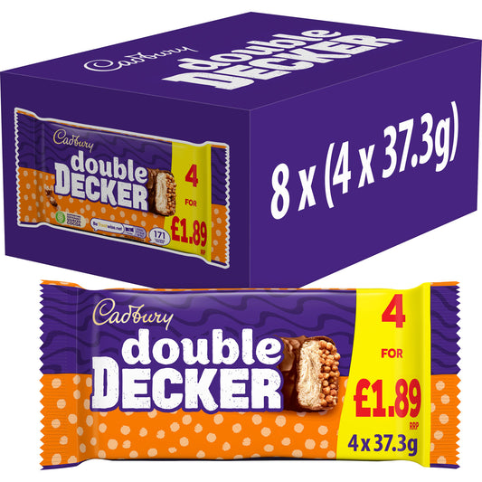 CADBURY DOUBLE DECKER 4PACK PM £1.89 10/10/25