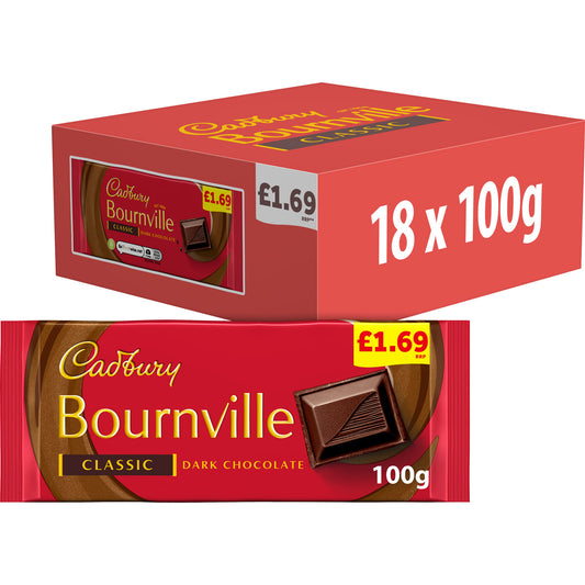CADBURY BOURNVILLE CLASSIC DARK PM£1.69 15/04/26
