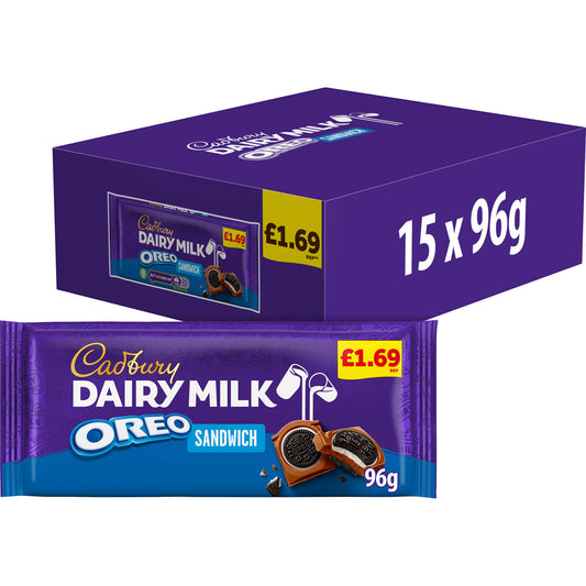 CADBURY DAIRY MILK OREO SAND BAR PM £1.69 24/12/25