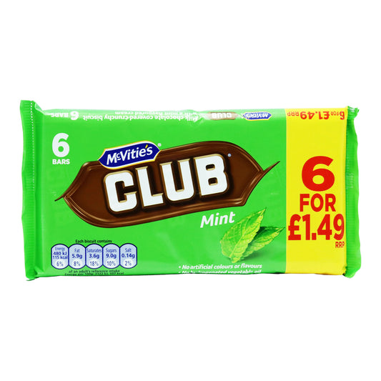 CLUB BISCUITS MINT PM £1.49  10/01/26
