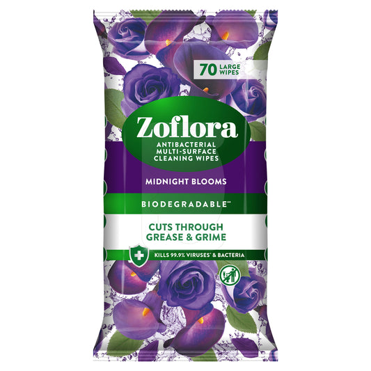 ZOFLORA MIDNIGHT BLOOMS WIPES  30/09/26