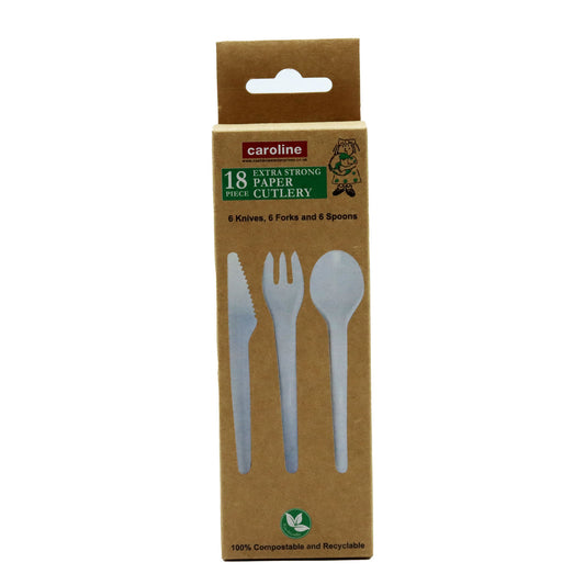 CAROLINE PAPER CUTLERY ASSORTED(D)