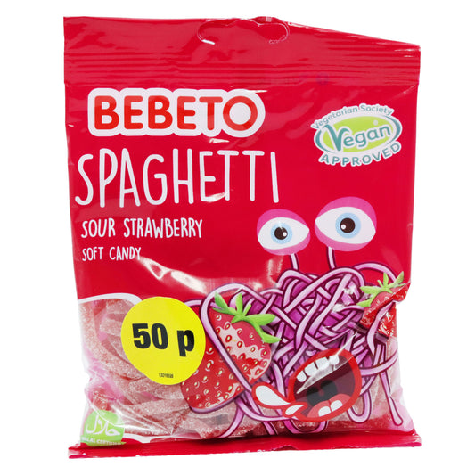 BEBETO SOUR STRAWBERRY LACES PM .50P(H) 29/04/26