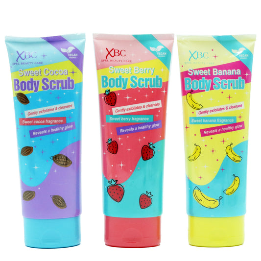 XHC SWEET BODY SCRUBS (BERRY/BANANA/COCOA) (D)