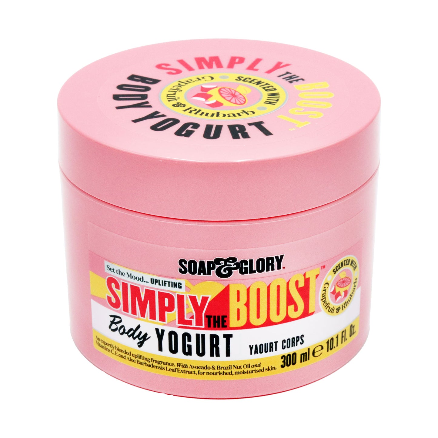 SOAP & GLORY BODY YOGURT GRAPEFRUIT &RHUBURD