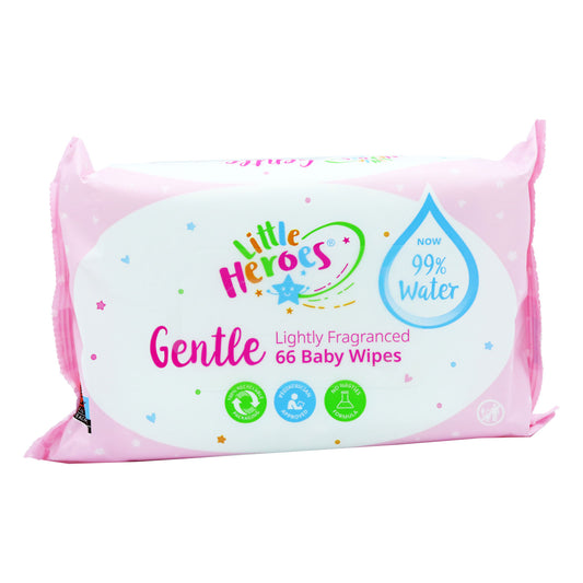 LITTLE HEROES BABY WIPES WATER BASED 19/08/27