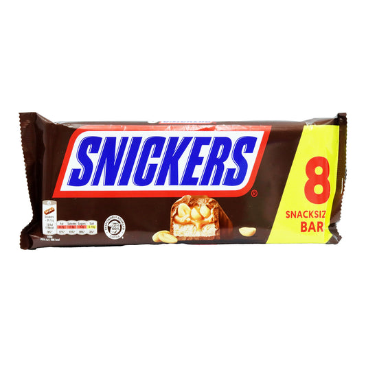 SNICKERS BAR SNACKSIZE 8PK 25/01/26