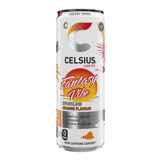 CELSIUS FANTASY VIBE CAN PM £1.79  31/03/26