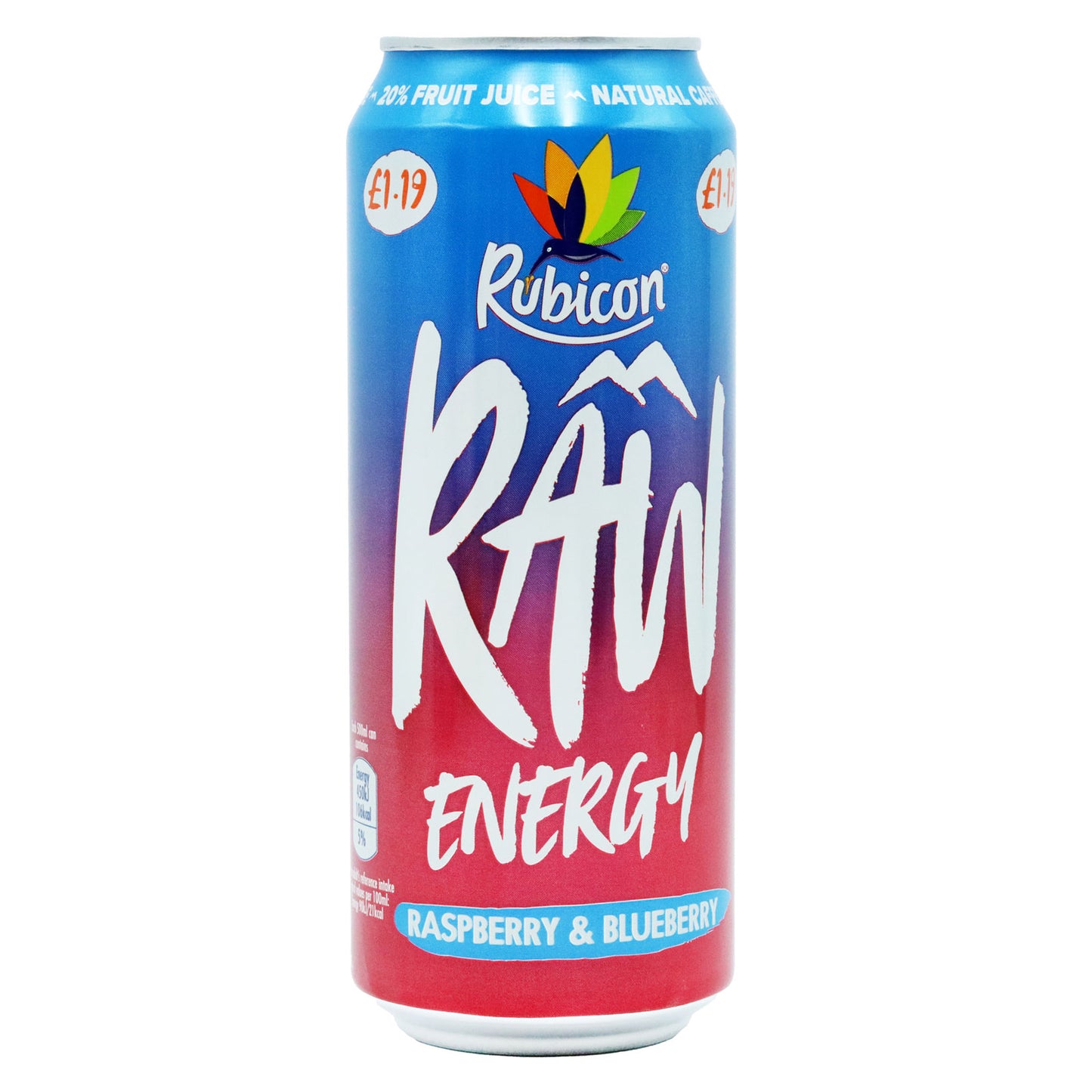 RUBICON RAW RASPBERRY & BLUEBERRY PM119 01/26