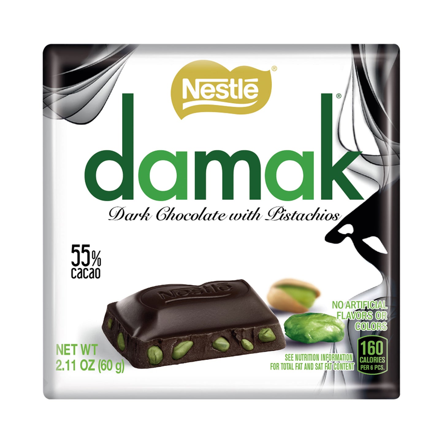 NESTLE DAMAK DARK CHOCOLATE PISTACHIO 31/01/26