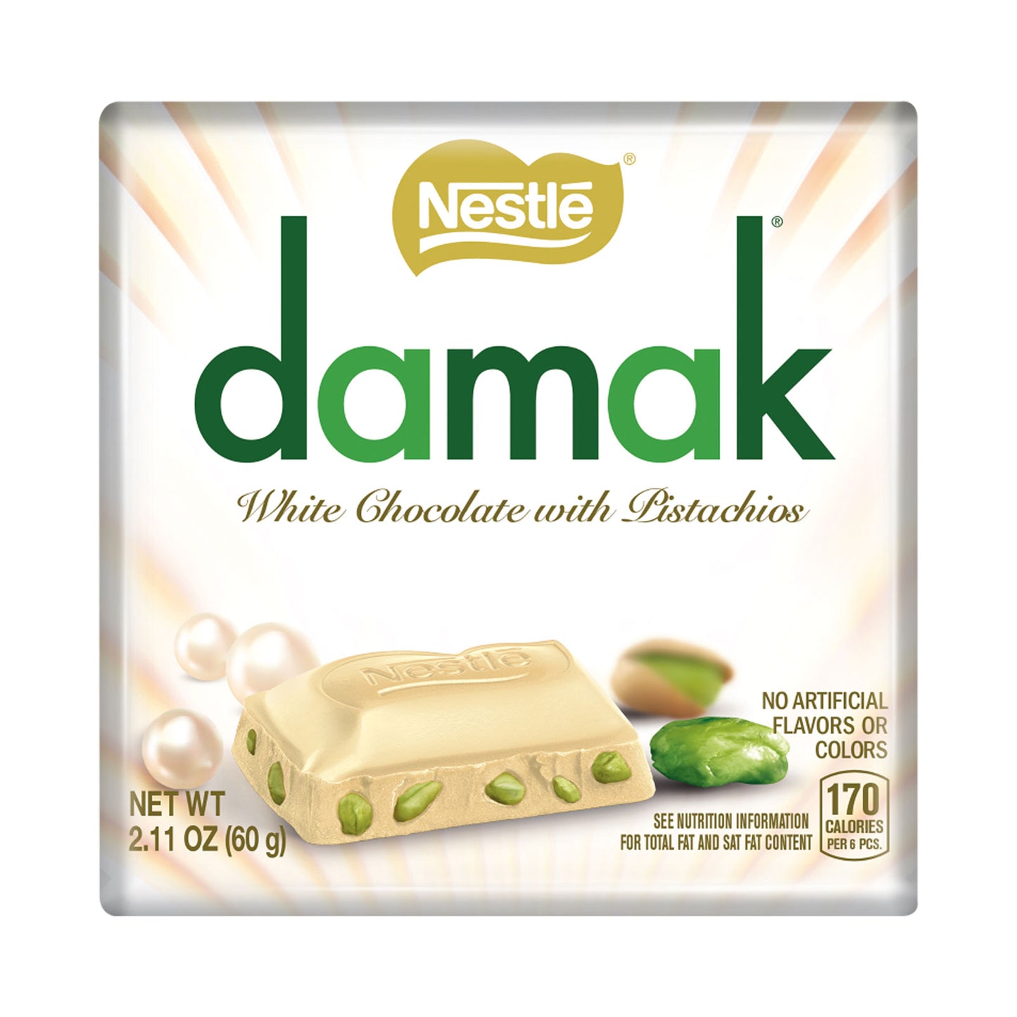 NESTLE DAMAK WHITE CHOCOLATE PISTACHIO 31/01/26