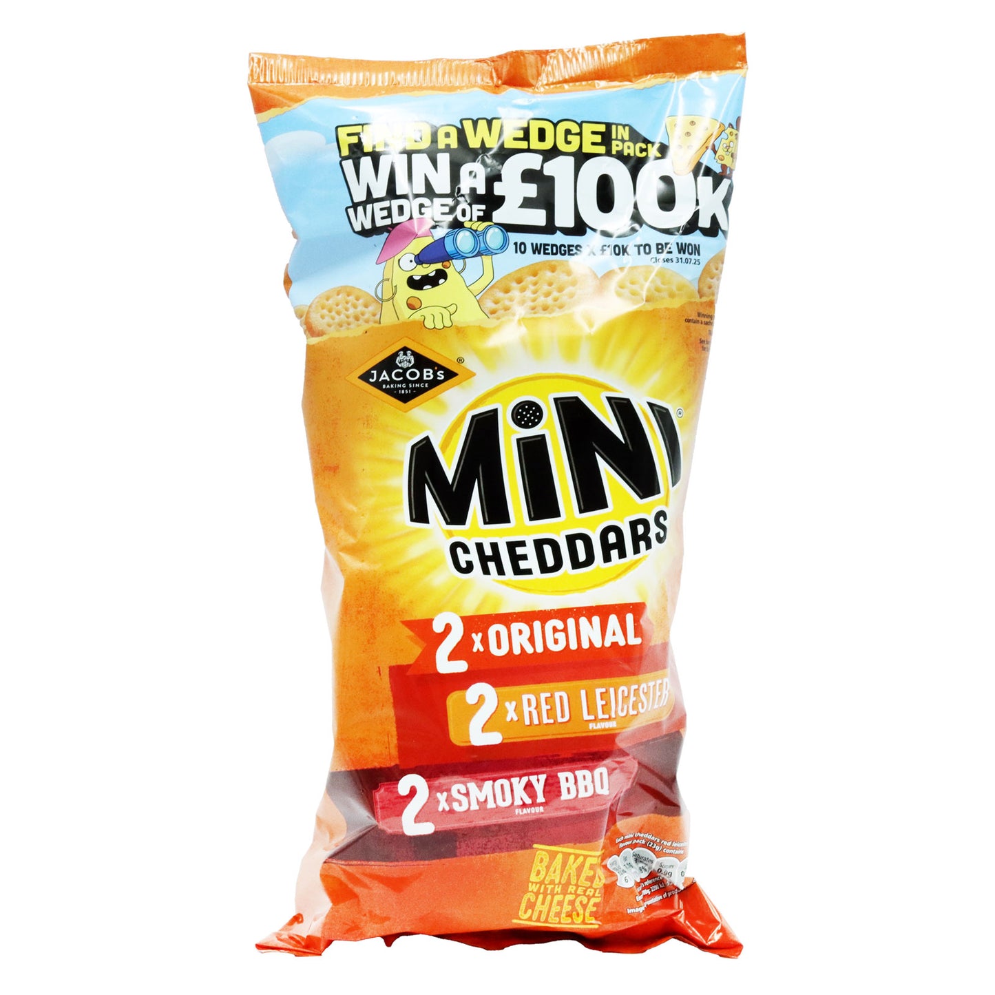 JACOBS MINI CHEDDARS VARIETY 6PK 25/10/25