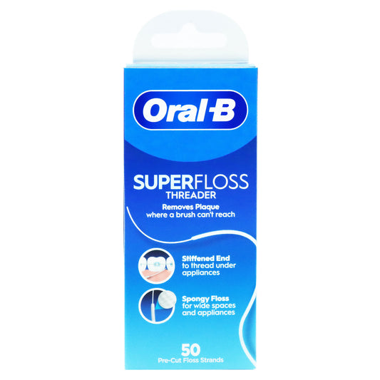 ORAL B SUPER PRE CUT FLOSS STRANDS 50M (6X12) (NEW)