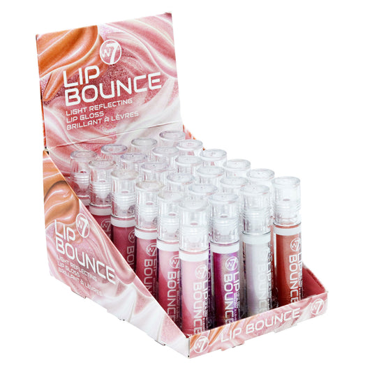 W7 LIP GLOSS LIP BOUNCE LIGHT REFLECTING ASSORTED