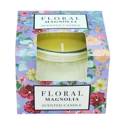 FLORAL BOXED CANDLE MAGNOLIA(D)