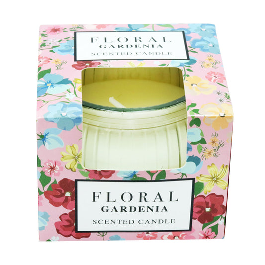 FLORAL BOXED CANDLE GARDENIA(D)