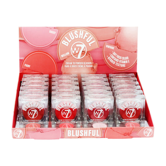 W7 BLUSHFUL CREAM TO POWDER SOFT FOCUS COLOUR