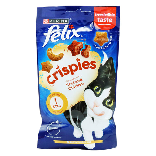 FELIX CRISPIES BEEF & CHICKEN 45G CAT TREATS