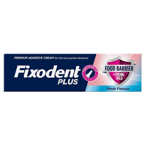 FIXODENT PLUS DUAL PROTECTION DENTURE ADHESIVE 40G