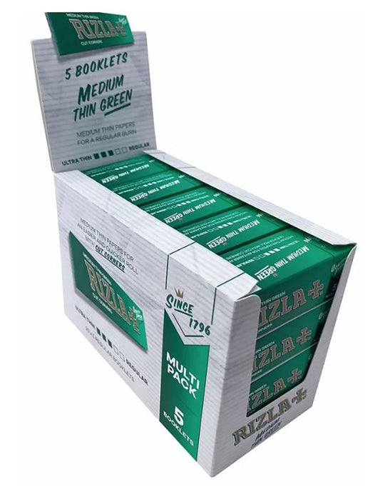 RIZLA REGULAR GREEN MULTIPACK 20X5