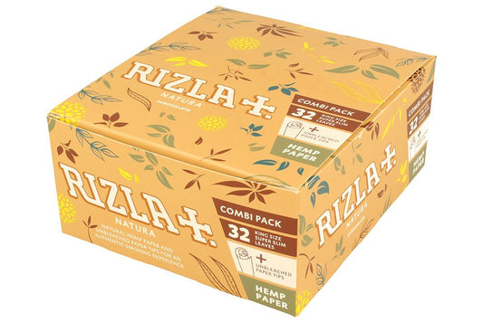 RIZLA COMBI NATURA PAPER & TIPS 32'S 24PK