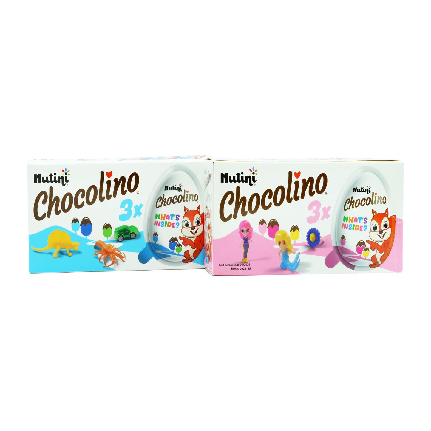 NUTINI CHOCOLINO WOW EGG 3PK(R) (VE) (H) 30/06/26