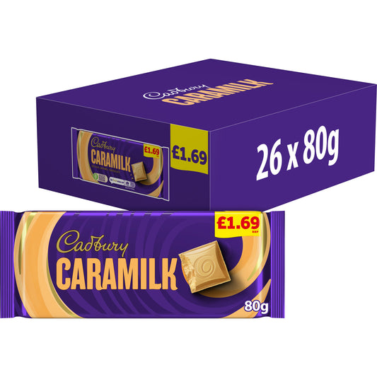 CADBURY CARAMILK BAR DAIRY MILK PM £1.69 12/01/26