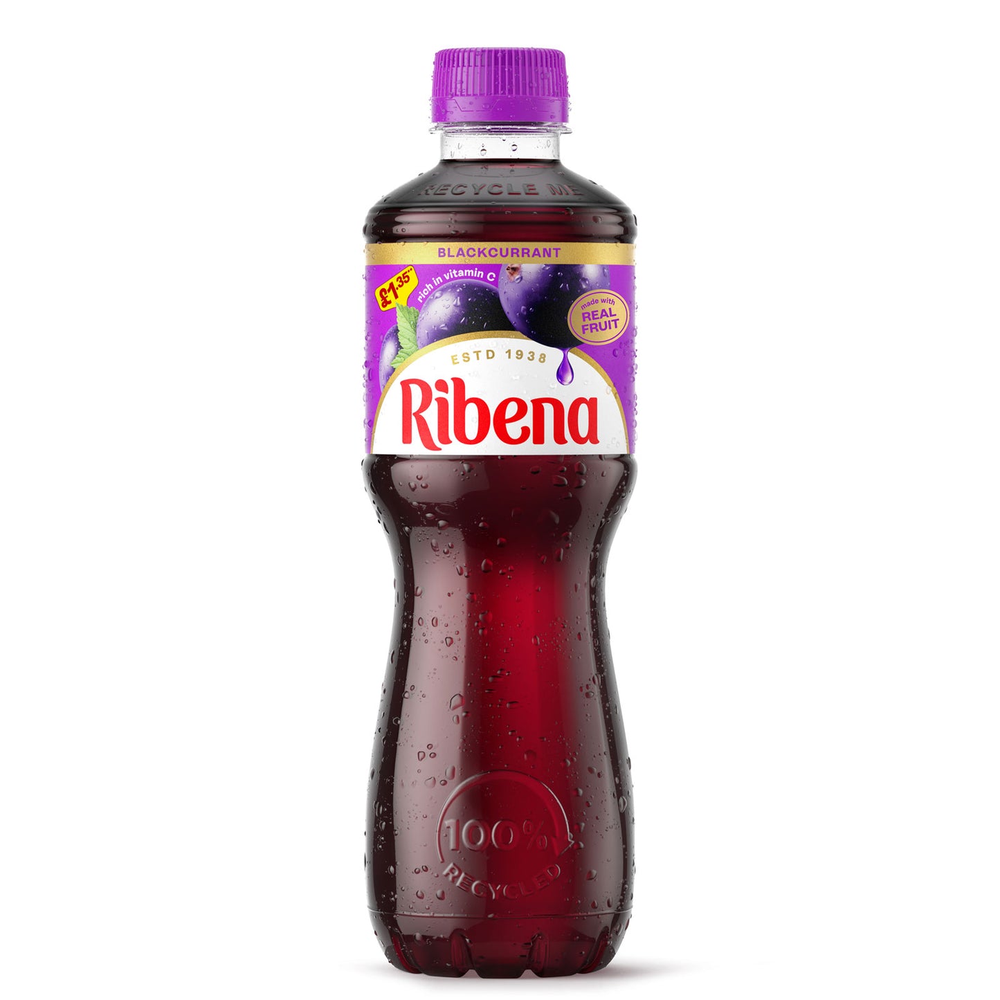 RIBENA BLACKCURRANT PM £1.35 01/26