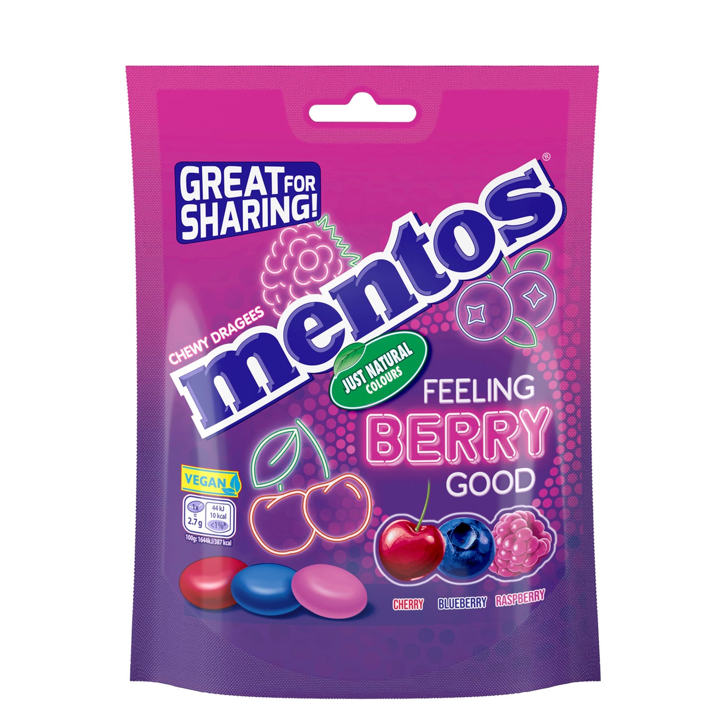 MENTOS BERRY (VEGAN ) 31/03/28