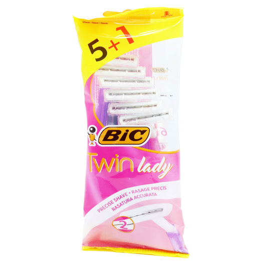 BIC TWIN LADY 5+1 FREE (C)