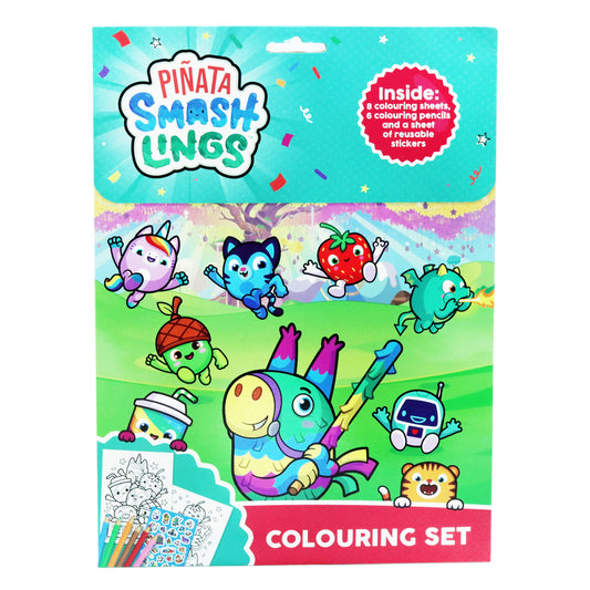 PINATA SMASHLINGS COLOURING SET(C)