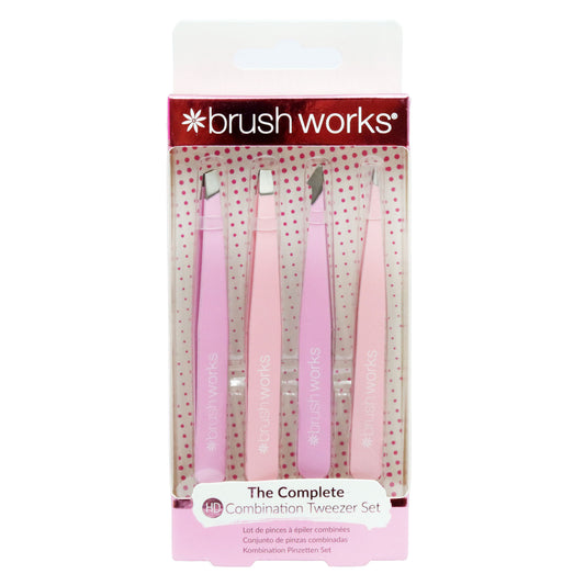 TWEEZER SET PINK 4PCE(C)
