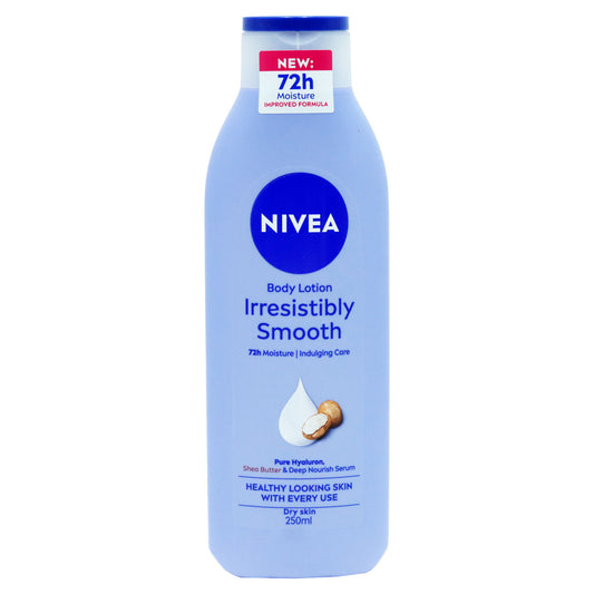 NIVEA LOTION 250ML IRRESISTIBLY SMOOTH