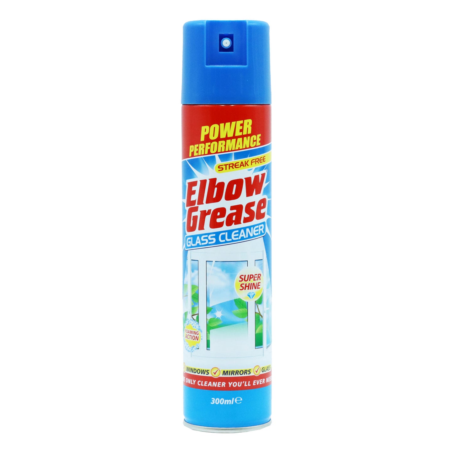 ELBOW GREASE AEROSOL GLASS CLEANER