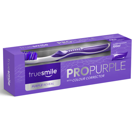 TRUESMILE PURPLE TOOTHPASTE & BRUSH  20/10/27