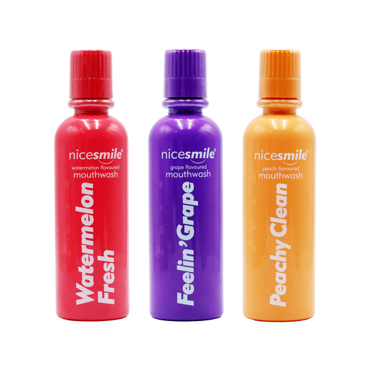 NICE SMILE MOUTHWASH ASSORTED  10/01/29(D)
