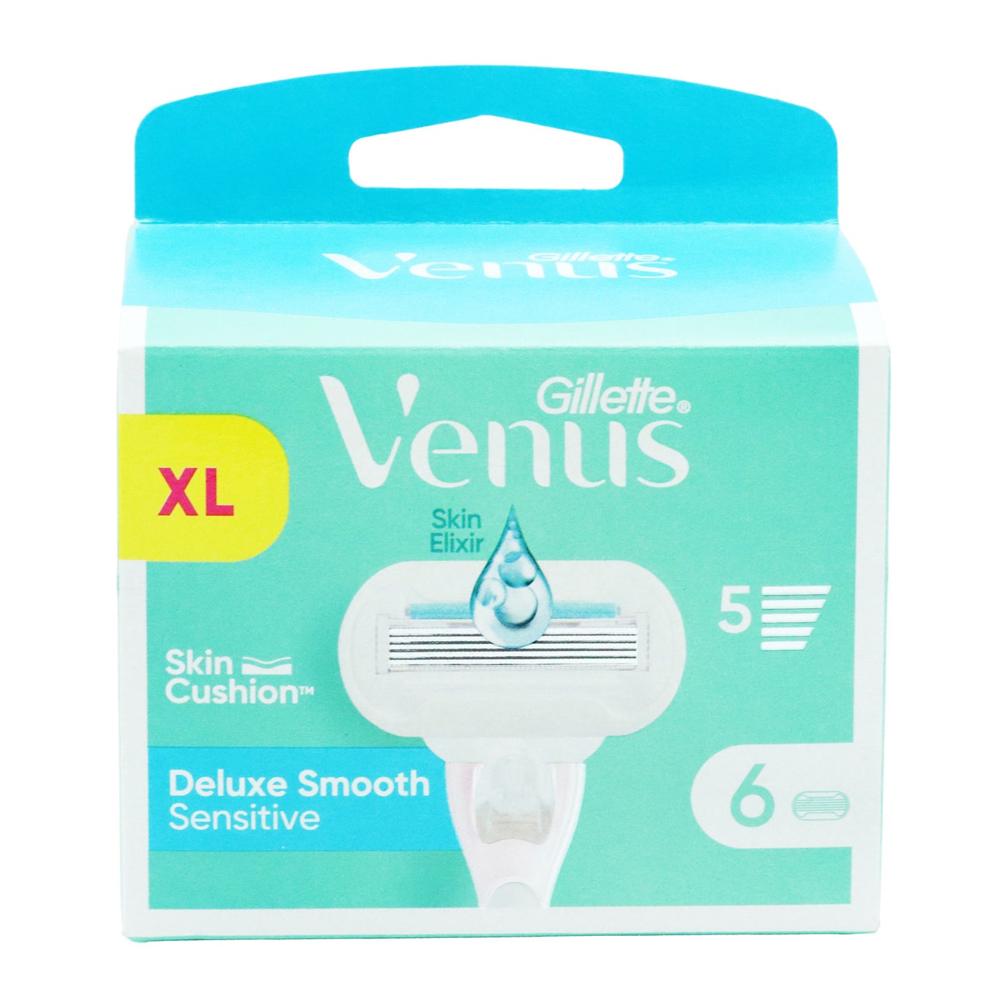 GILLETTE VENUS RAZOR DELUX SMOOTH SENSITIVE