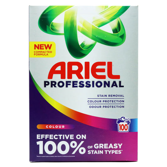 ARIEL LAUNDRY POWDER PROFESSIONAL COLOUR 100 WASH