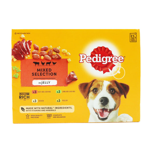 PEDIGREE DOG POUCH MIXED IN JELLY (C) 05/03/26