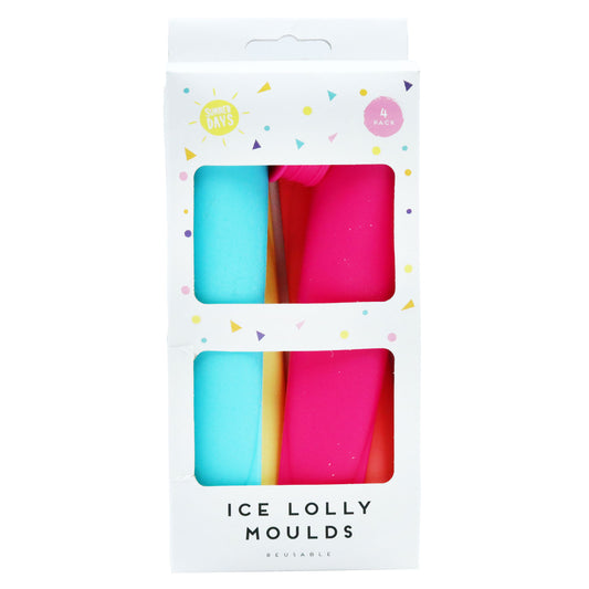 ICE LOLLY MOULDS 4PK(D)