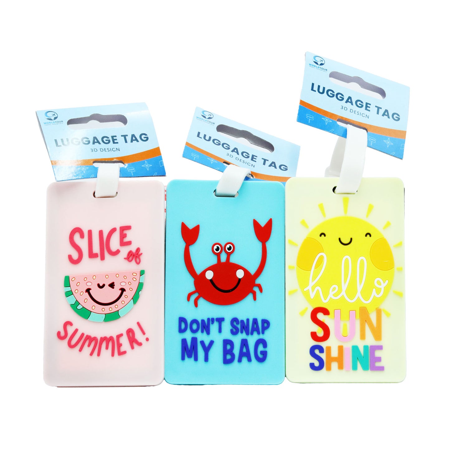 LUGGAGE TAGS PVC ASST(D)
