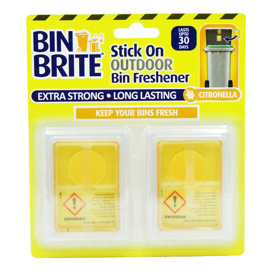 BIN BRITE STICK ON FRESHENER LARGE WITH CITRONELLA