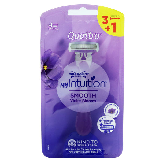 WILKNSONS SWORD RAZORS SMOOTH VIOLET BLOOMS