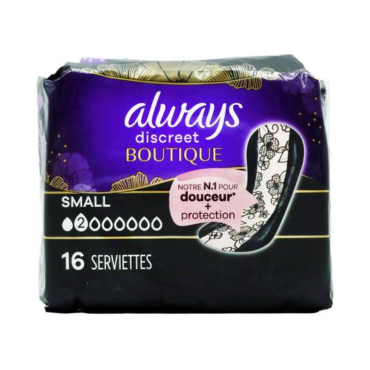 ALWAYS DISCREET INCONTINENCE BOUTIQUE SMALL (C)