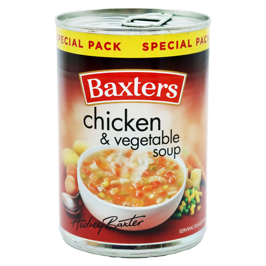BAXTERS SOUP CHICKEN & VEGETABLE 08/26