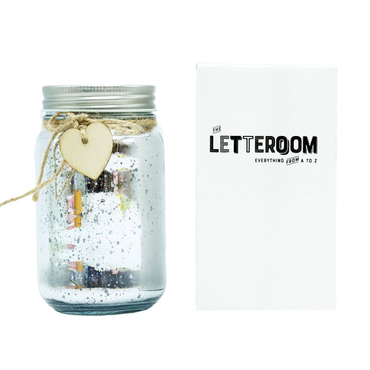 SILVER JAR LED LARGE